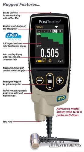 Ultrazvukový tloušťkoměr PosiTector UTG