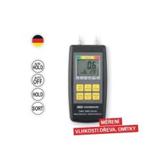 GMH 3810 Odporový měřič vlhkosti materiálů s integrovanými měřícími hroty